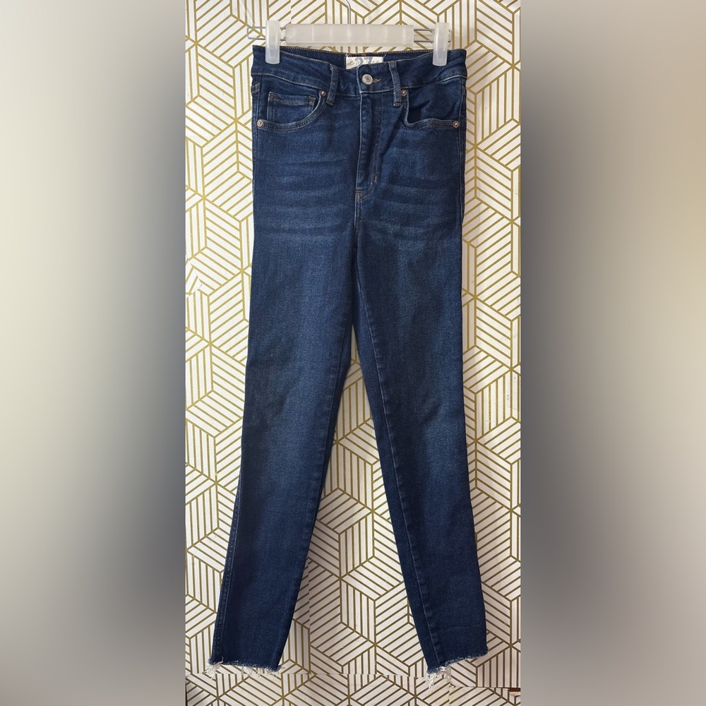 We The Free Dark Blue Skinny Jeans
